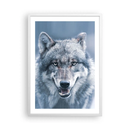 Affiche dans un cadre blanc - Poster - Relèverez-vous le défi ? - 50x70 cm