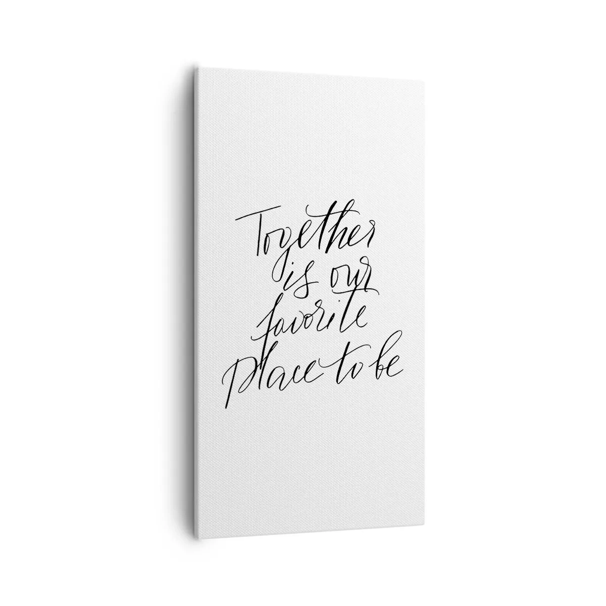 Impression sur toile - Image sur toile - Vous aussi vous le sentez? - 55x100 cm