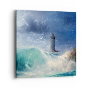Impression sur toile - Image sur toile - En garde contre les éléments - 40x40 cm