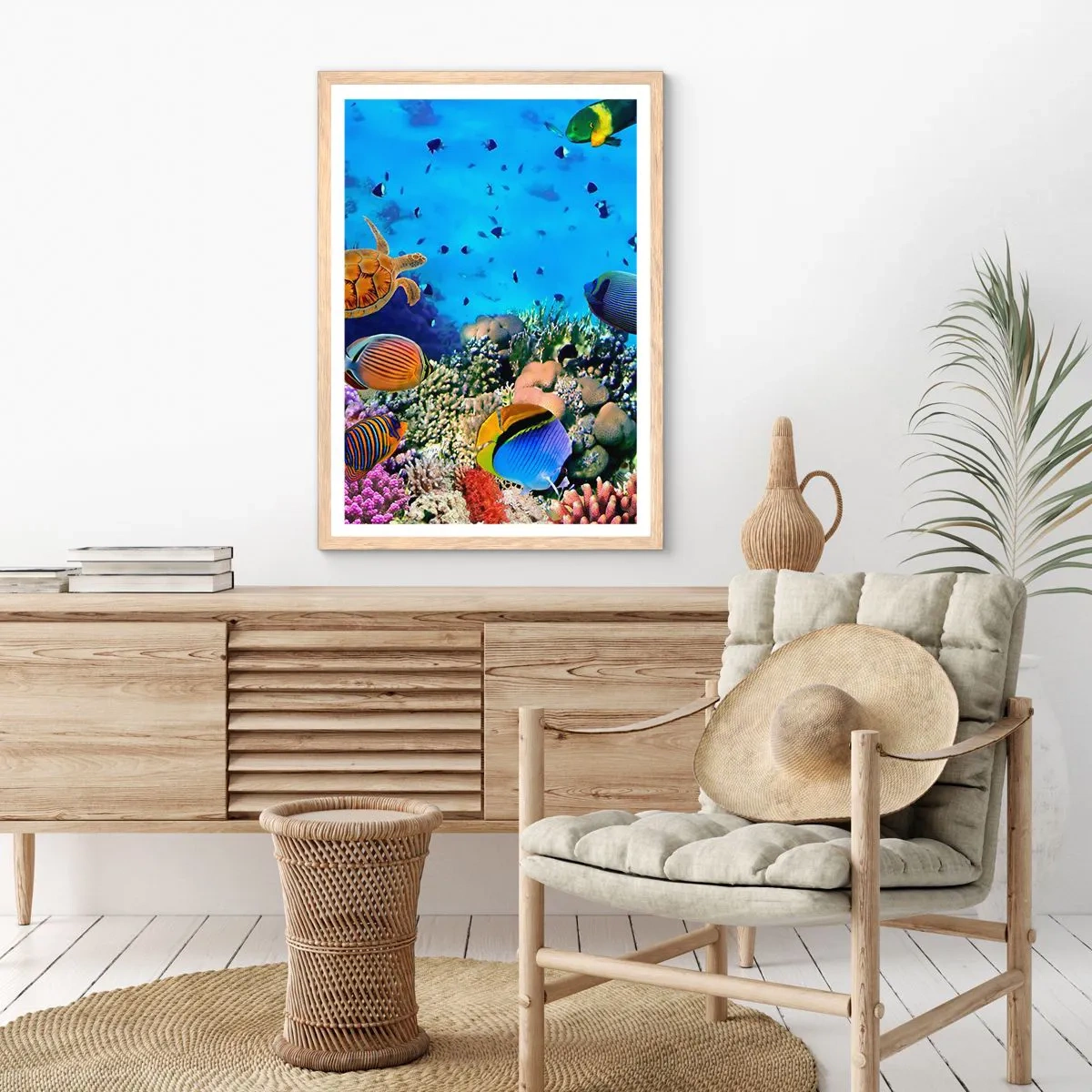 Affiche dans un chêne clair - Poster - Et que sait-on de la vie… - 70x100 cm