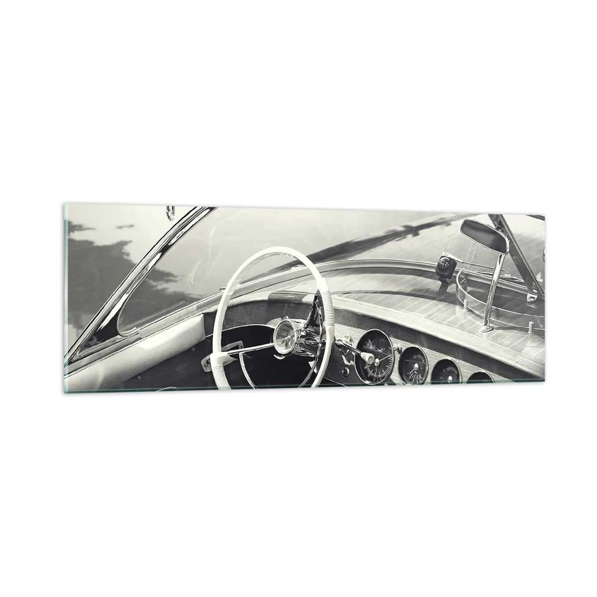 Impression sur verre - Image sur verre - Temps pour riche - 90x30 cm