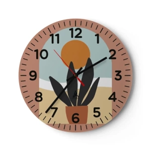 Horloge murale - Pendule murale - Petits bonheurs - 40x40 cm