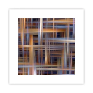 Affiche - Poster - Tissé de lumière - 30x30 cm