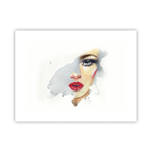 Affiche - Poster - Reflet dans une goutte d'eau - 40x30 cm