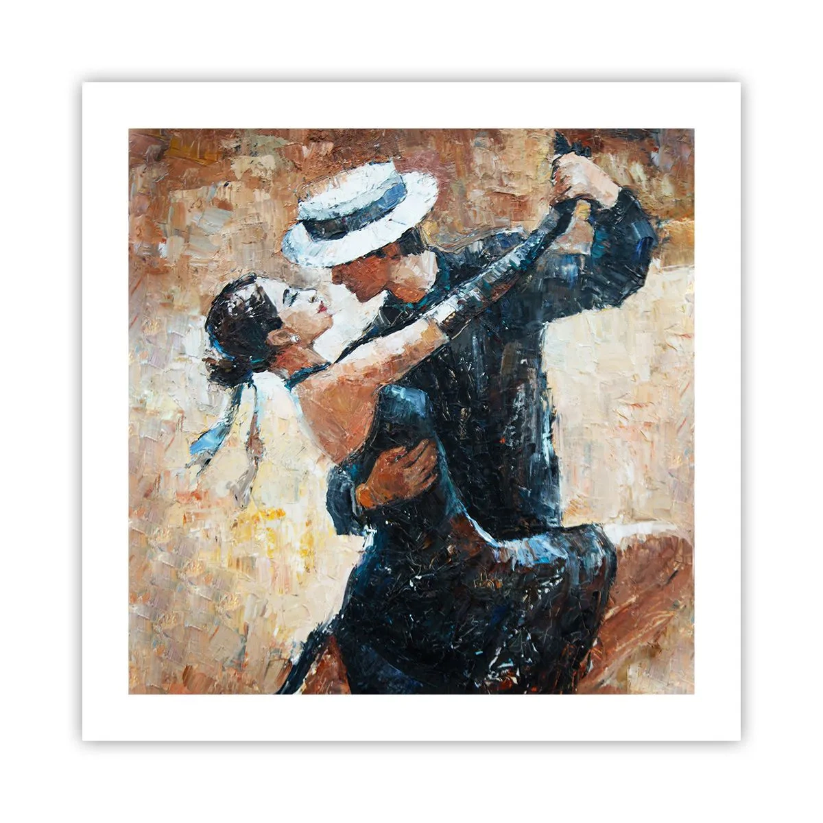 Affiche - Poster - À la Rudolf Valentino - 50x50 cm