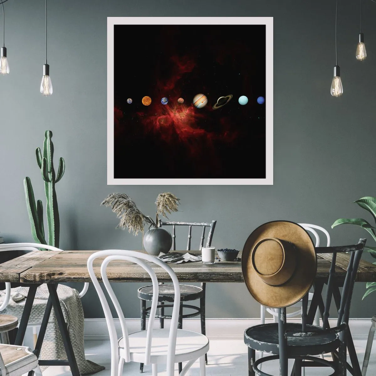 Affiche - Poster - Notre quartier - 30x30 cm