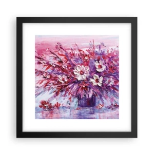 Affiche dans un cadre noir - Poster - Innocence et passion - 30x30 cm