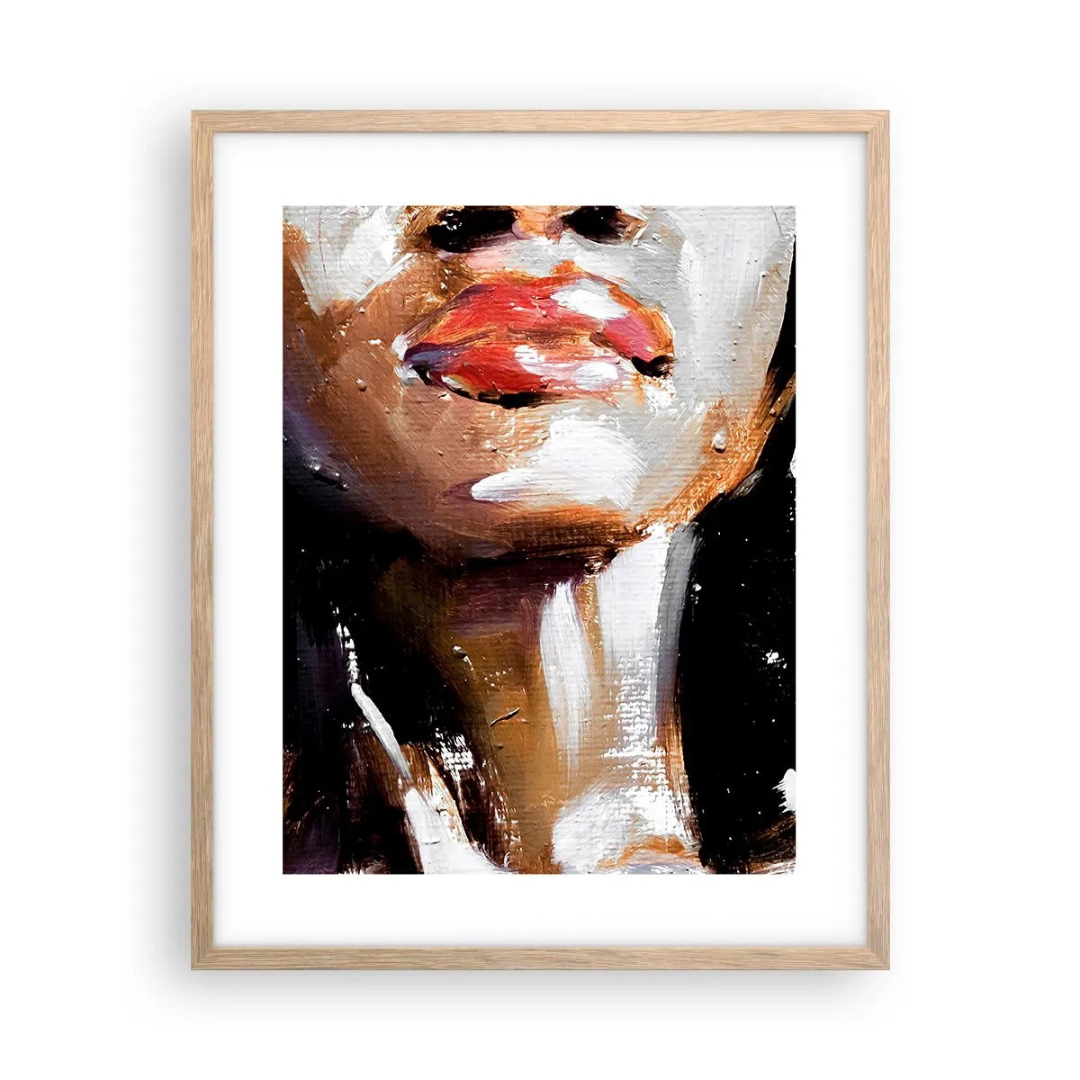 Affiche dans un chêne clair - Poster - Fierté sans préjugés - 40x50 cm