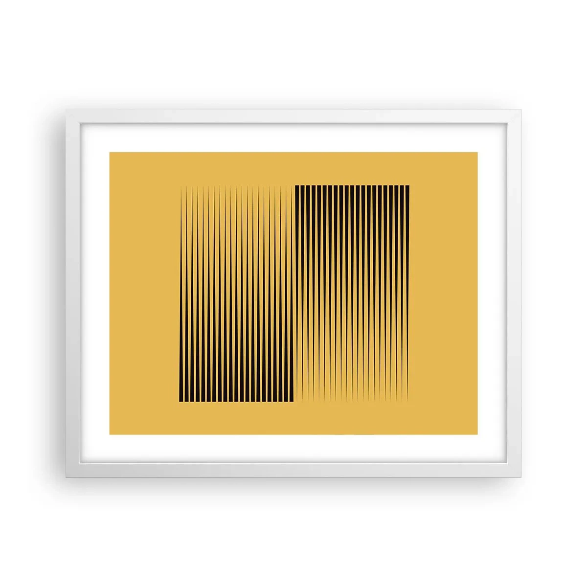 Affiche dans un cadre blanc - Poster - Cadre opposé - 50x40 cm