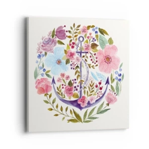 Impression sur toile - Image sur toile - Le beau rêve du marin - 40x40 cm