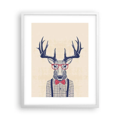 Affiche dans un cadre blanc - Poster - Une extravagance amusante - 40x50 cm