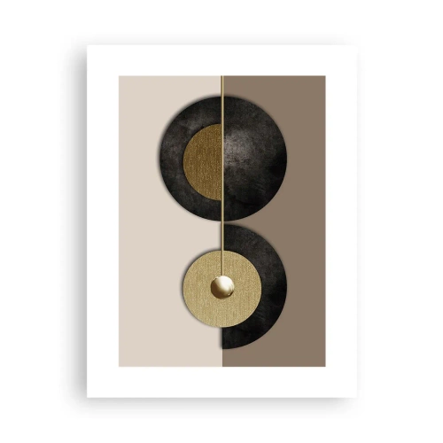 Affiche - Poster - Variations autour du cercle - 30x40 cm