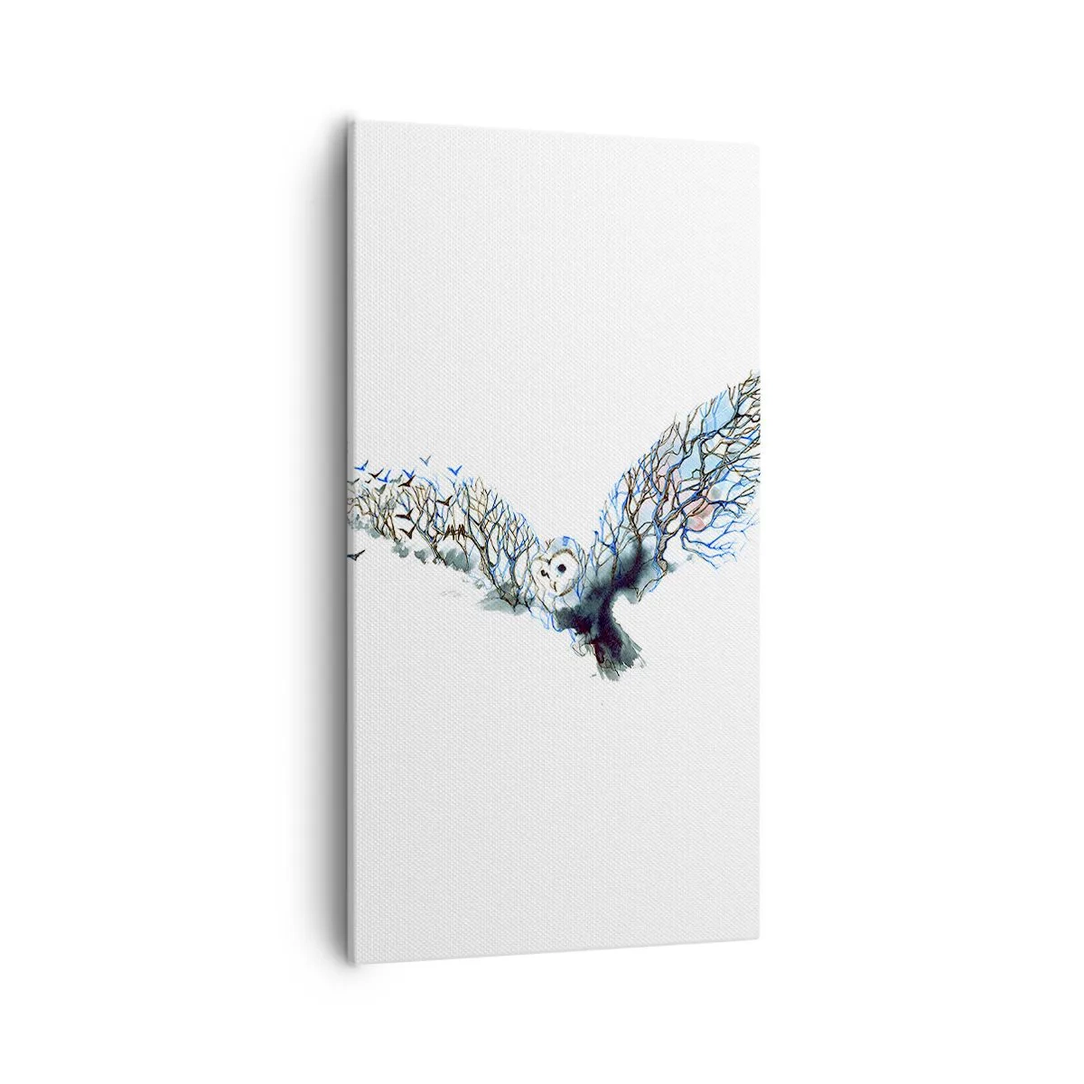 Impression sur toile - Image sur toile - Sur les ailes de la forêt - 55x100 cm