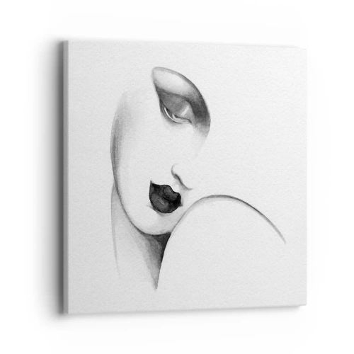 Impression sur toile - Image sur toile - Dans le style de Lempicka - 40x40 cm