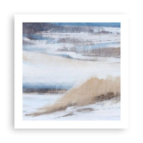 Affiche - Poster - Composition hivernale - 50x50 cm