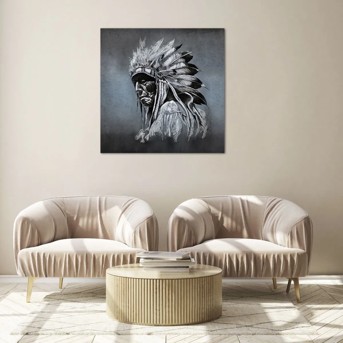 Impression sur verre - Image sur verre - Retour aux sources - 40x40 cm