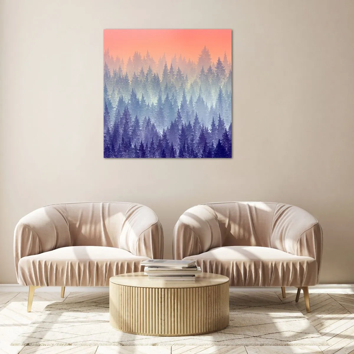 Impression sur verre - Image sur verre - Haut, plus haut, vers le ciel - 30x30 cm