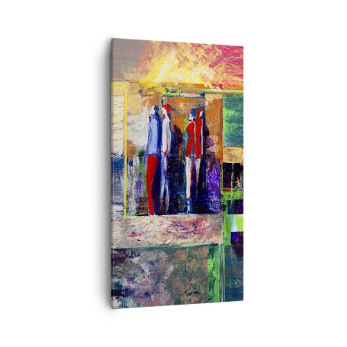 Impression sur toile - Image sur toile - Relations et émotions - 55x100 cm