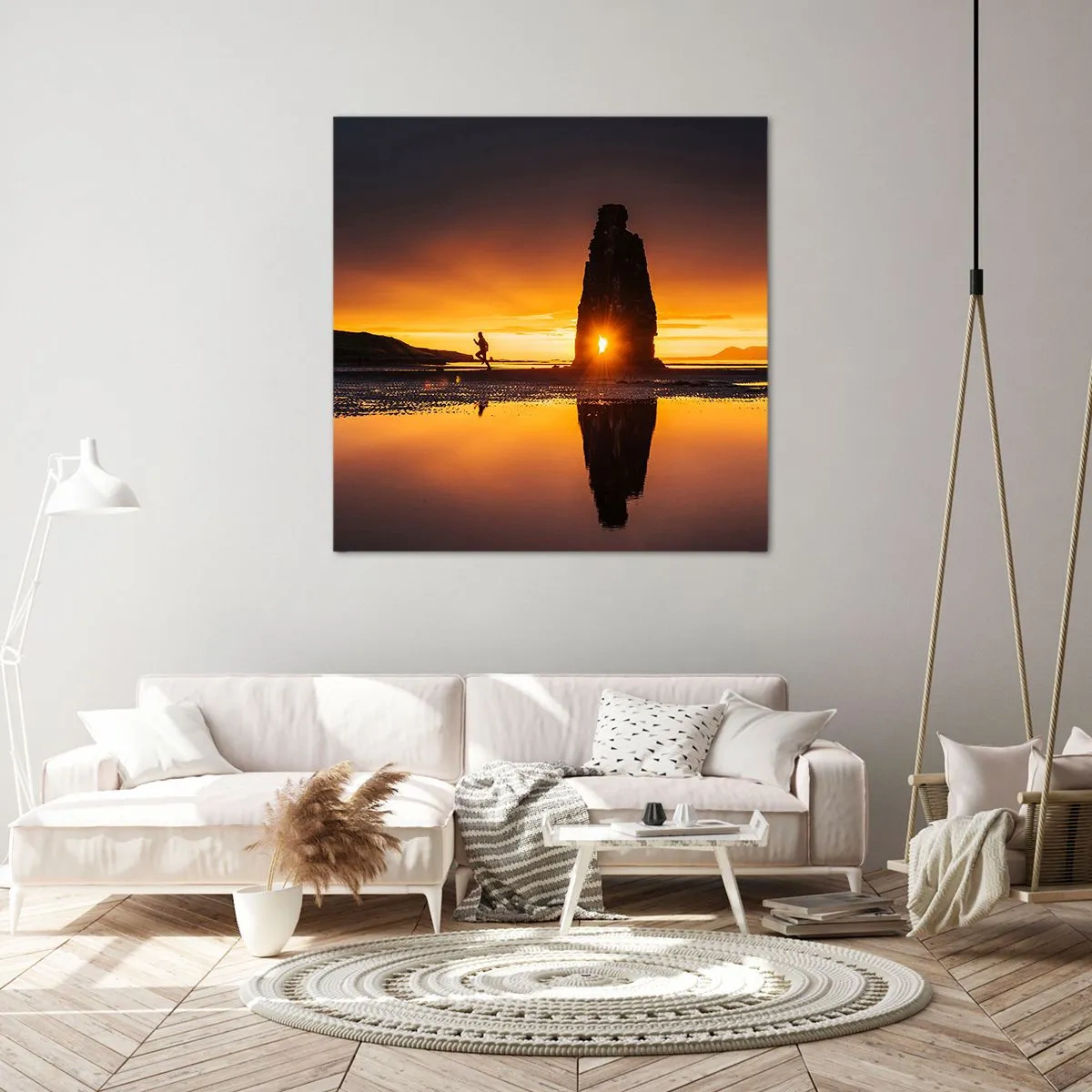 Impression sur toile - Image sur toile - Juste vous et la nature - 60x60 cm