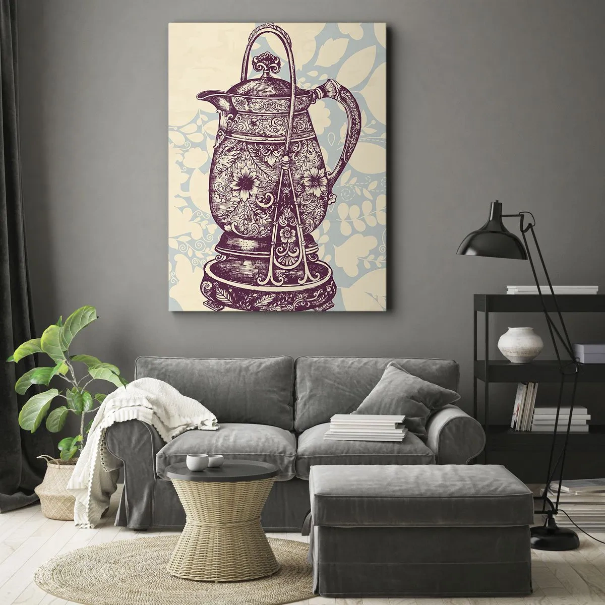 Impression sur toile - Image sur toile - La beauté du quotidien - 65x120 cm