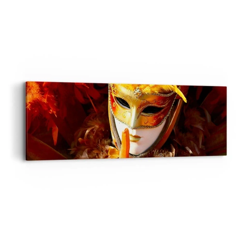 Impression sur toile - Image sur toile - Le secret est une partie du jeu - 90x30 cm