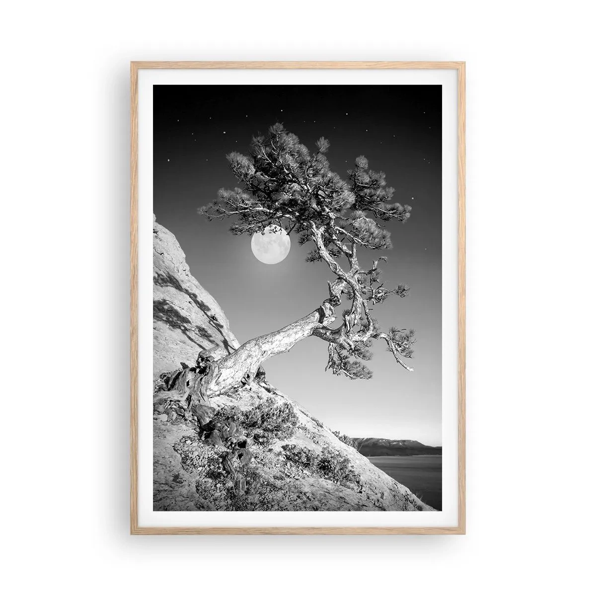 Affiche dans un chêne clair - Poster - Un combattant vainqueur - 70x100 cm