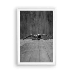 Affiche dans un cadre blanc - Poster - Symétrie trouvée - 61x91 cm