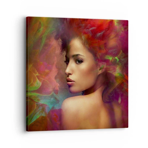 Impression sur toile - Image sur toile - Plus beau qu'un arc-en-ciel, aussi délicat qu'un brouillard - 30x30 cm