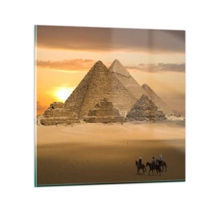 Impression sur verre - Image sur verre - Aucun changement depuis des milliers d'années - 30x30 cm