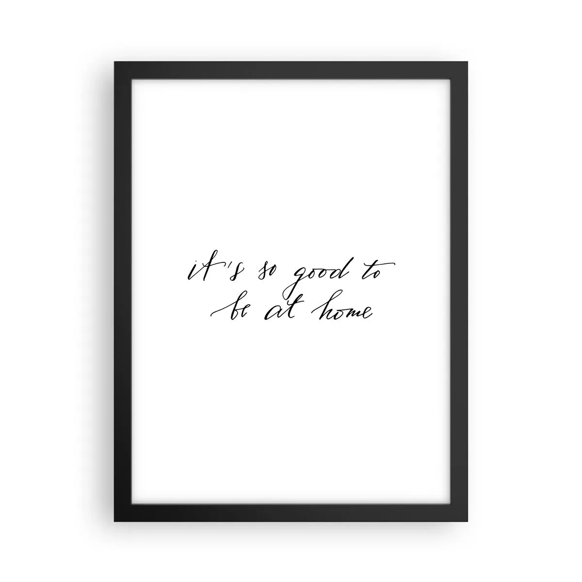 Affiche dans un cadre noir - Poster - Toute la vérite - 30x40 cm