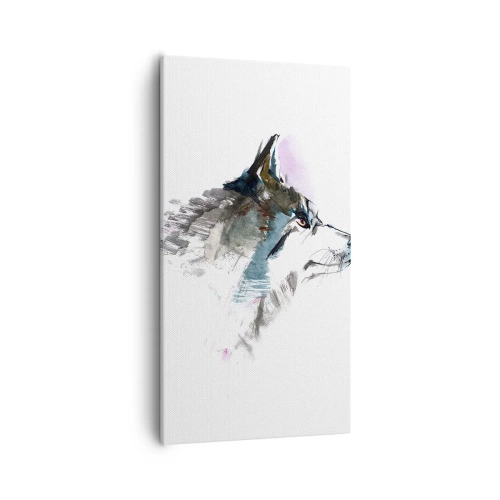 Impression sur toile - Image sur toile - On parle du loup - 55x100 cm