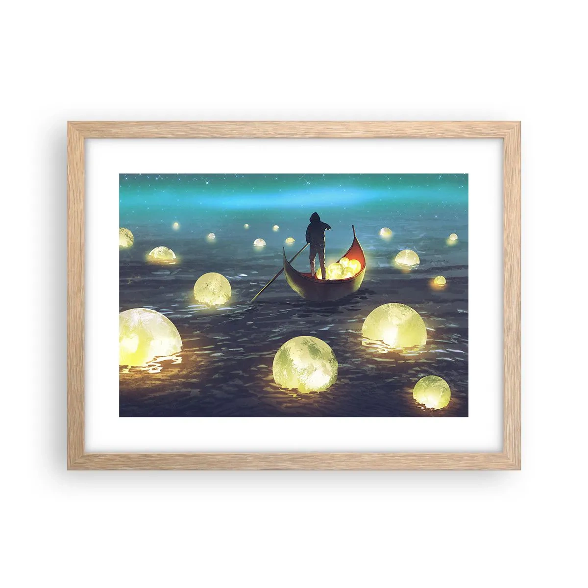 Affiche dans un chêne clair - Poster - Des choses dont les philosophes n'ont jamais rêvé - 40x30 cm