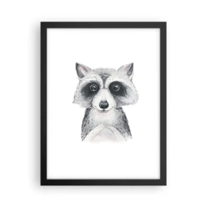 Affiche dans un cadre noir - Poster - Un moment pour s'émouvoir - 30x40 cm