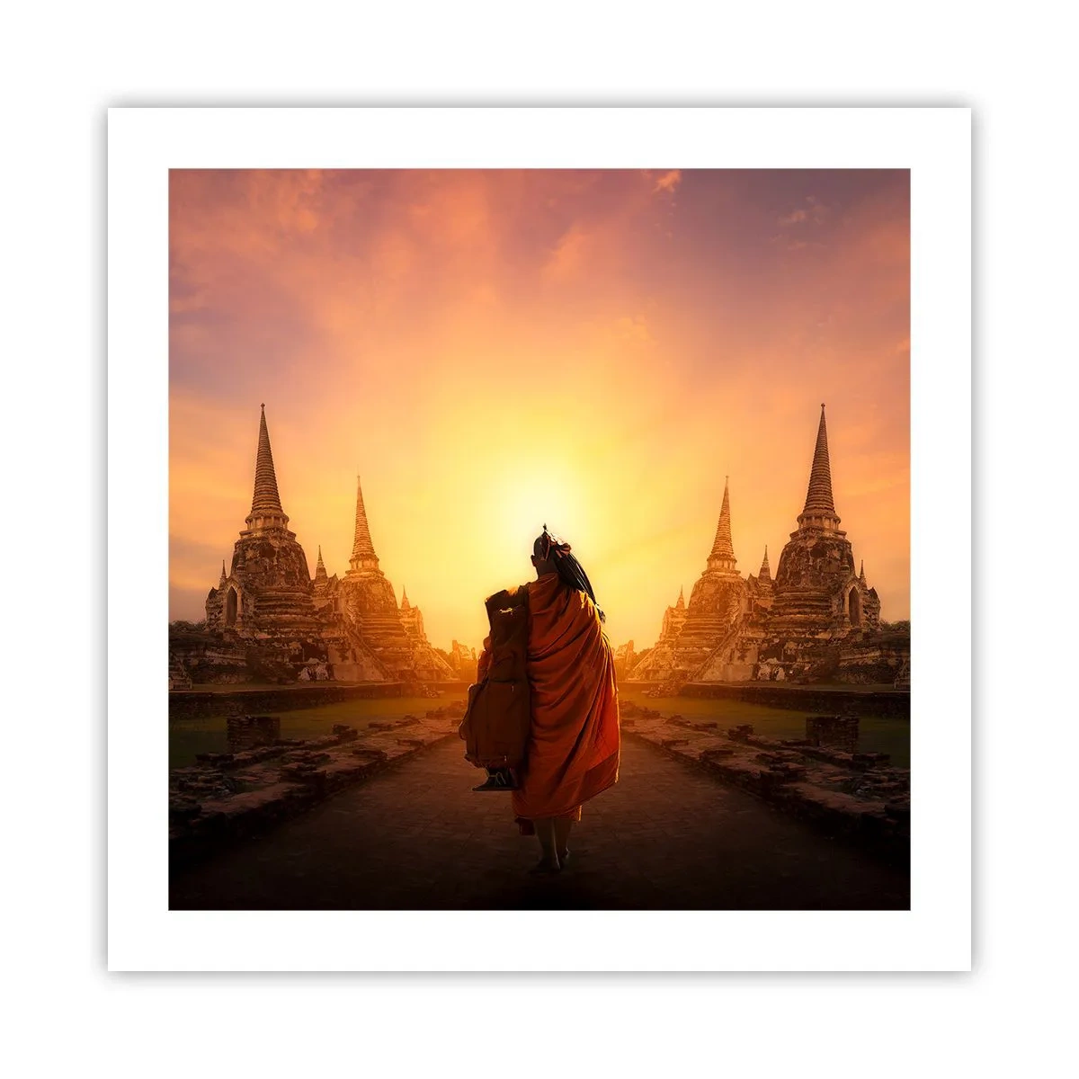 Affiche - Poster - En paix pour l'éternité - 50x50 cm