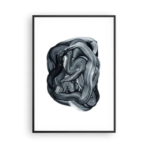 Affiche dans un cadre noir - Poster - Ce n'est pas si simple - 70x100 cm
