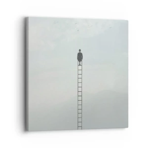 Impression sur toile - Image sur toile - Se soulever au-dessus - 30x30 cm