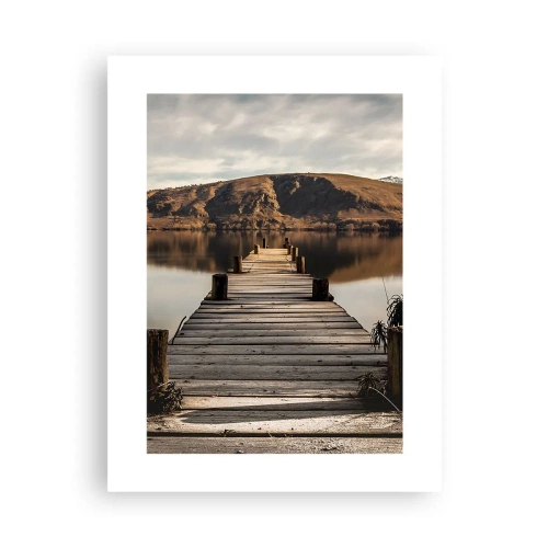 Affiche - Poster - Paysage silencieux - 30x40 cm