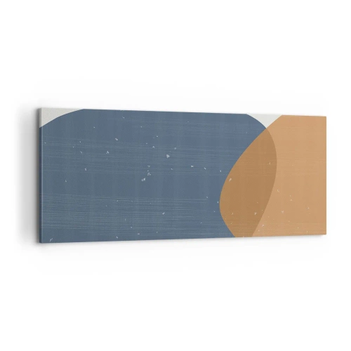 Impression sur toile - Image sur toile - Ovales et influences - 100x40 cm