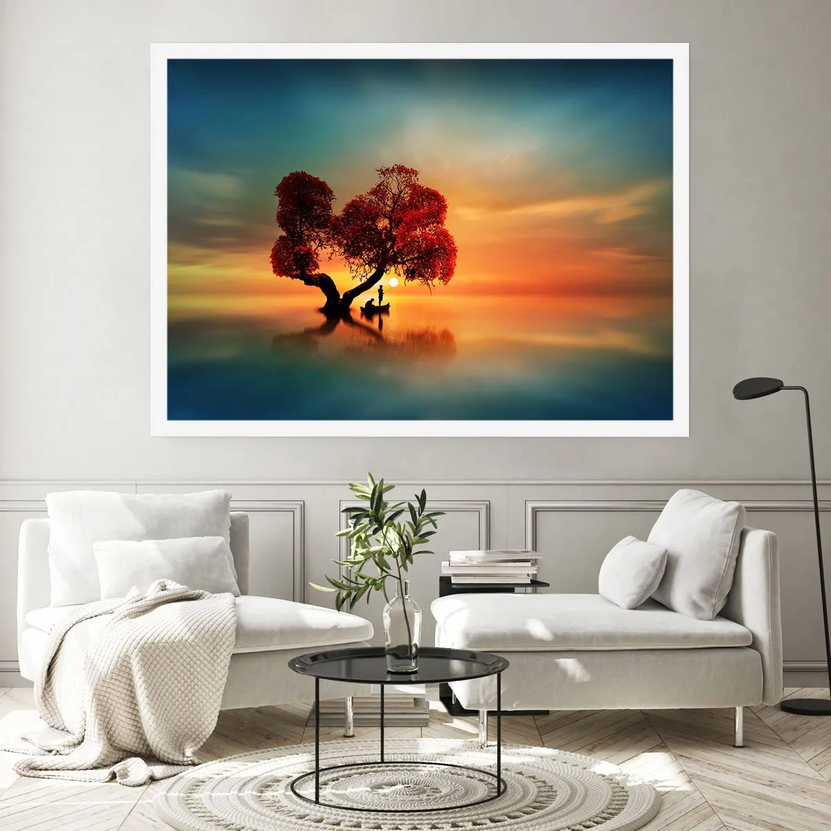 Affiche - Poster - Plénitude et éloignement sans monde - 70x50 cm