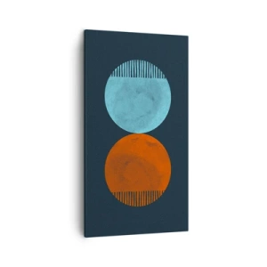 Impression sur toile - Image sur toile - Seulement la géométrie ? - 45x80 cm