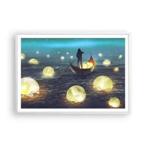 Affiche dans un cadre blanc - Poster - Des choses dont les philosophes n'ont jamais rêvé - 100x70 cm