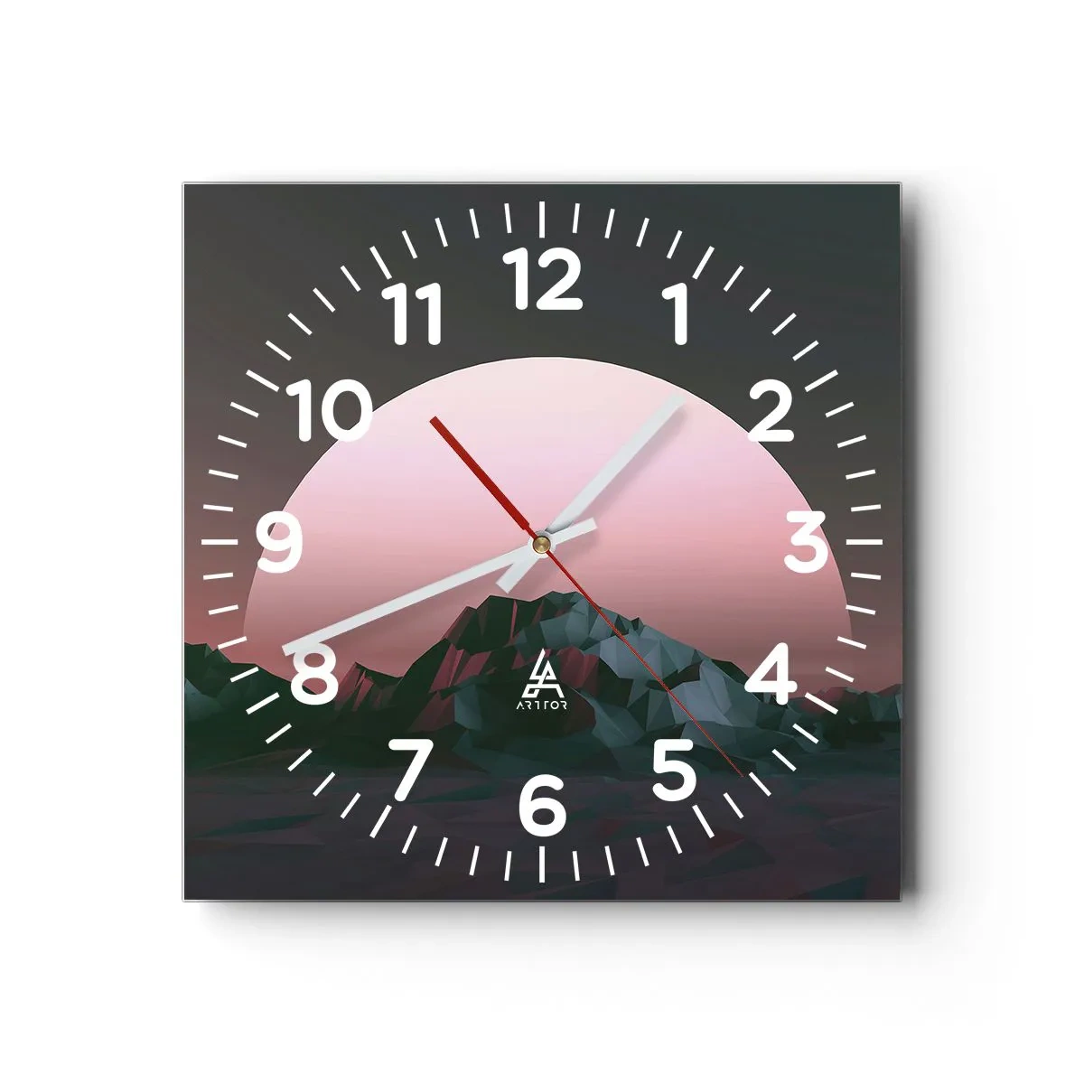 Horloge murale - Pendule murale - Dans une galaxie voisine - 40x40 cm
