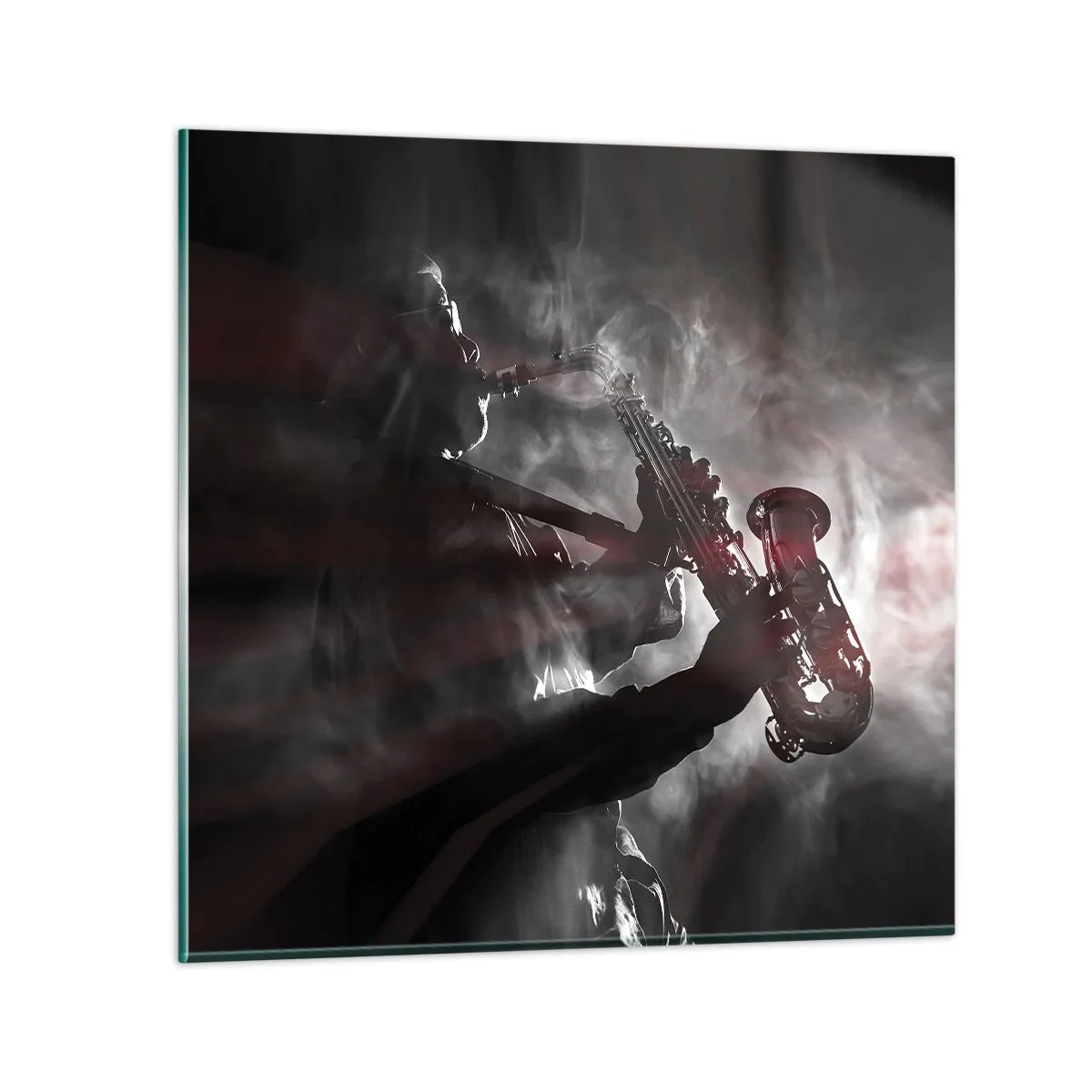 Impression sur verre - Image sur verre - Dans les brumes du jazz - 60x60 cm