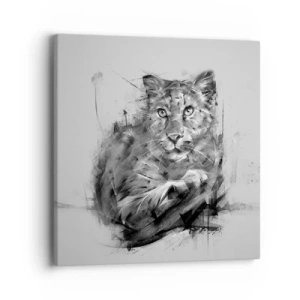 Impression sur toile - Image sur toile - Oui, j'écoute attentivement - 40x40 cm