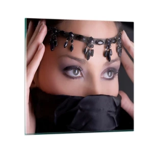 Impression sur verre - Image sur verre - Tentation de mystère oriental - 60x60 cm