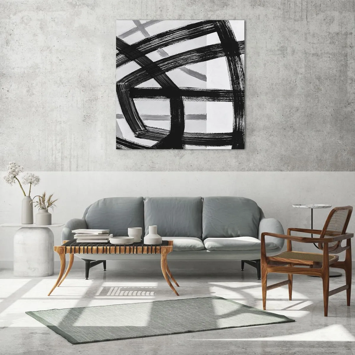 Impression sur verre - Image sur verre - Profondeur du bâtiment - 40x40 cm