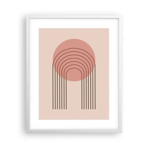 Affiche dans un cadre blanc - Poster - Attraction irrésistible - 40x50 cm