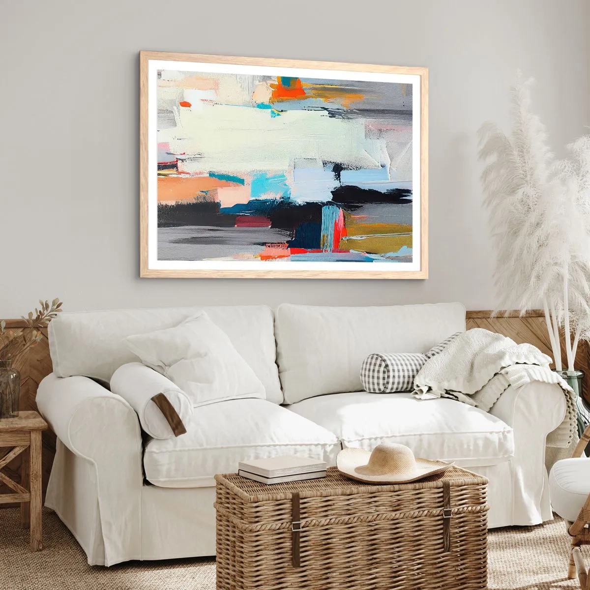 Affiche dans un chêne clair - Poster - Y a-t-il une méthode ? - 91x61 cm