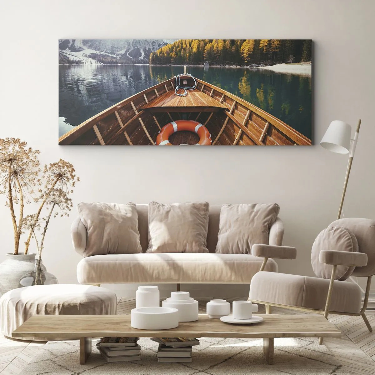 Impression sur toile - Image sur toile - Escapade en montagne - 90x30 cm