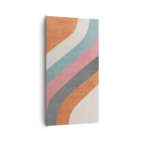 Impression sur toile - Image sur toile - Composition diagonale – mouvement - 65x120 cm